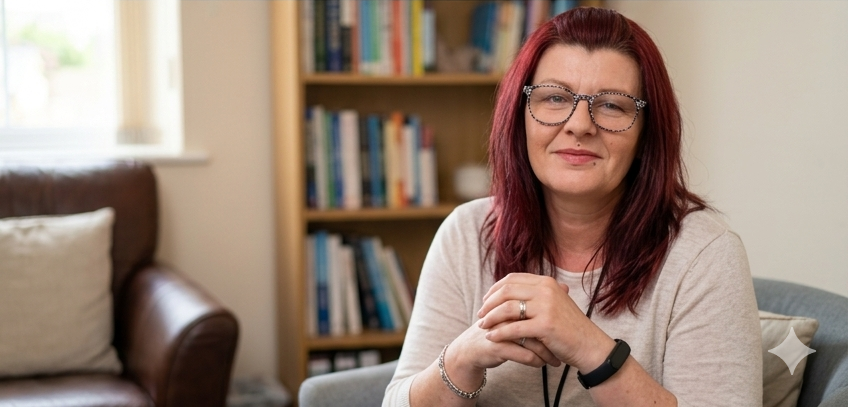 Claudia Scurtu Tura en sesión de psicología